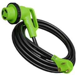 Twist Lock RV 30 Amp Power Cord With LED Power Indictor - 30 Amp Male To 30 Amp 90 Degree Female Locking Plug 25 Foot 22 Twist Lock RV 30 Amp Power Cord With LED Power Indictor - 30 Amp Male To 30 Amp 90 Degree Female Locking Plug 25 Foot -Auto Parts Shop leisure cords twist lock rv 30 amp power cord with led power indictor 30 amp male to 30 amp 90 degree female locking plug 25 foot 90455.1682484374