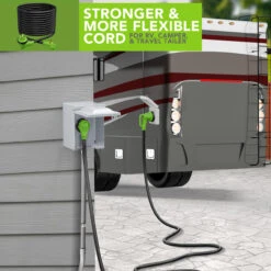 Twist Lock RV 30 Amp Power Cord With LED Power Indictor - 30 Amp Male To 30 Amp 90 Degree Female Locking Plug 50 Foot -Auto Parts Shop leisure cords twist lock rv 30 amp power cord with led power indictor 30 amp male to 30 amp 90 degree female locking plug 50 foot 28164.1682484381