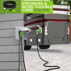 Twist Lock RV 50 Amp Power Cord With LED Power Indictor - 50 Amp Male To 50 Amp 90 Degree Female Locking Plug 15 Foot -Auto Parts Shop leisure cords twist lock rv 50 amp power cord with led power indictor 50 amp male to 50 amp 90 degree female locking plug 15 foot 79340.1683262801