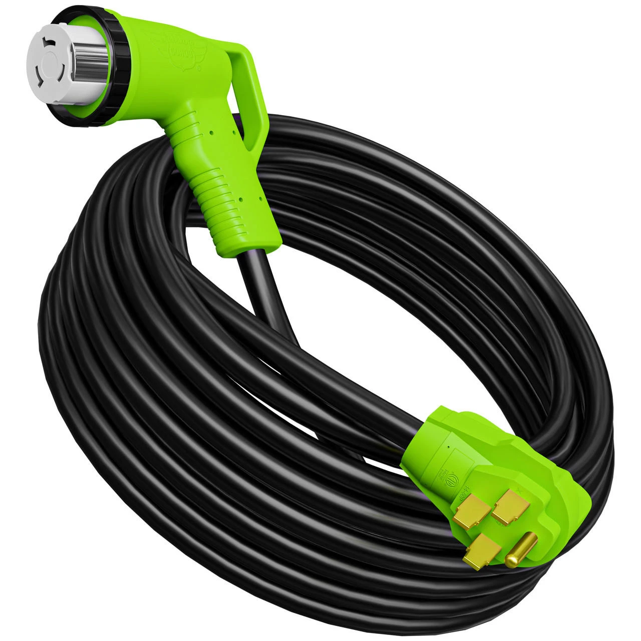 Twist Lock RV 50 Amp Power Cord With LED Power Indictor - 50 Amp Male To 50 Amp 90 Degree Female Locking Plug 50 Foot 11 Twist Lock RV 50 Amp Power Cord With LED Power Indictor - 50 Amp Male To 50 Amp 90 Degree Female Locking Plug 50 Foot - Image 11