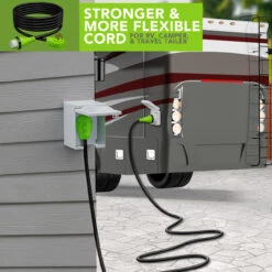 Twist Lock RV 50 Amp Power Cord With LED Power Indictor - 50 Amp Male To 50 Amp Female Locking Plug 15 Foot 14 Twist Lock RV 50 Amp Power Cord With LED Power Indictor - 50 Amp Male To 50 Amp Female Locking Plug 15 Foot -Auto Parts Shop leisure cords twist lock rv 50 amp power cord with led power indictor 50 amp male to 50 amp female locking plug 15 foot 33347.1678319523