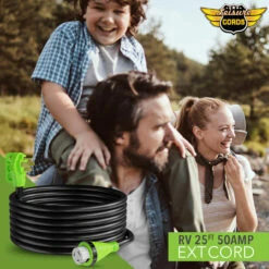 Twist Lock RV 50 Amp Power Cord With LED Power Indictor - 50 Amp Male To 50 Amp Female Locking Plug 25 Foot 17 Twist Lock RV 50 Amp Power Cord With LED Power Indictor - 50 Amp Male To 50 Amp Female Locking Plug 25 Foot -Auto Parts Shop leisure cords twist lock rv 50 amp power cord with led power indictor 50 amp male to 50 amp female locking plug 25 foot 32190.1657228305