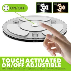 Leisure LED 12V RV LED Ceiling Dome Multi Color Touch Dimmable Slim Surface Mount Puck Light Fixture Interior Lighting For Car/RV/Trailer/Camper/Boat 12V 3000K-4500K 353 Lumen -Auto Parts Shop leisure led 12v rv led ceiling dome multi color touch dimmable slim surface mount puck light fixture interior lighting for carrvtrailercamperboat 12v 3000k 4500k 353 lumen 66201.1663801794