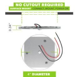 Leisure LED 12V RV LED Ceiling Dome Multi Color Touch Dimmable Slim Surface Mount Puck Light Fixture Interior Lighting For Car/RV/Trailer/Camper/Boat 12V 3000K-4500K 353 Lumen -Auto Parts Shop leisure led 12v rv led ceiling dome multi color touch dimmable slim surface mount puck light fixture interior lighting for carrvtrailercamperboat 12v 3000k 4500k 353 lumen 93629.1663801791