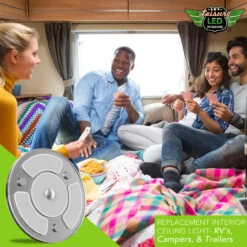 Leisure LED 12V RV LED Ceiling Dome Multi Color Touch Dimmable Slim Surface Mount Puck Light Fixture Interior Lighting For Car/RV/Trailer/Camper/Boat 12V 3000K-4500K 353 Lumen -Auto Parts Shop leisure led 12v rv led ceiling dome multi color touch dimmable slim surface mount puck light fixture interior lighting for carrvtrailercamperboat 12v 3000k 4500k 353 lumen 96359.1663801789