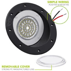 LED RV Exterior Round Recessed Mount Porch Utility 12v 1100 Lumen Warrior Flood Lighting Fixture 11 LED RV Exterior Round Recessed Mount Porch Utility 12v 1100 Lumen Warrior Flood Lighting Fixture -Auto Parts Shop leisure led led rv exterior round recessed mount porch utility 12v 1100 lumen warrior flood lighting fixture 32505.1660082630