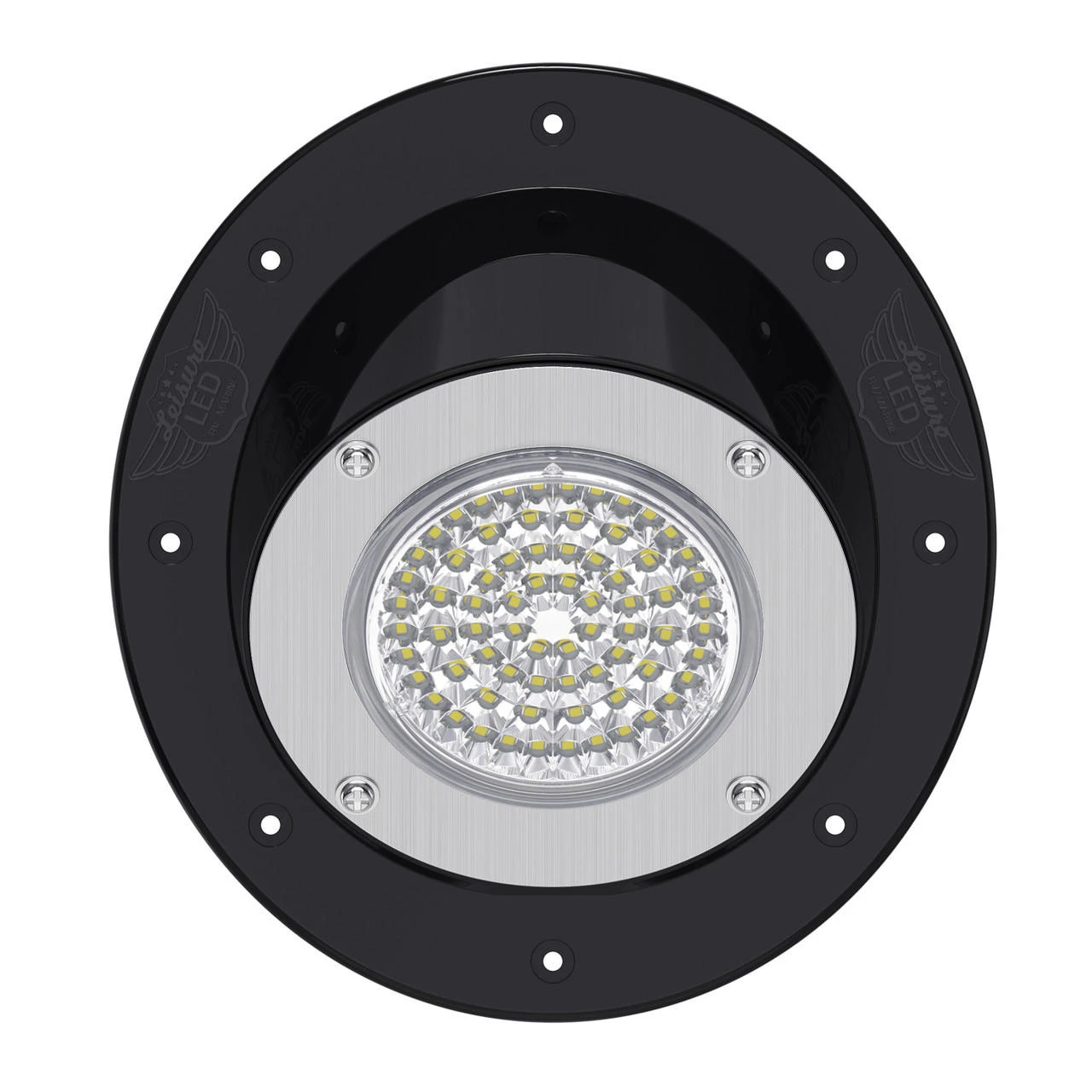 LED RV Exterior Round Recessed Mount Porch Utility 12v 1100 Lumen Warrior Flood Lighting Fixture 6 LED RV Exterior Round Recessed Mount Porch Utility 12v 1100 Lumen Warrior Flood Lighting Fixture - Image 6