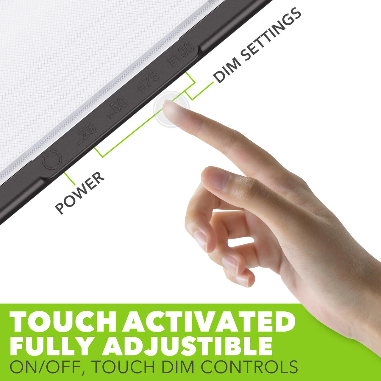 LED RV LED Ceiling Interior Light Fixture 1450 Lumen With Touch Dimmer Switch 12V 20 X 6" Natural White 4000-4500K With Bronze Trim 6 LED RV LED Ceiling Interior Light Fixture 1450 Lumen With Touch Dimmer Switch 12V 20 X 6" Natural White 4000-4500K With Bronze Trim - Image 6