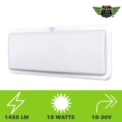 LED RV LED Ceiling Interior Light Fixture 1450 Lumen With Touch Dimmer Switch 12V 20 X 6" Natural White 4000-4500K With White Trim -Auto Parts Shop leisure led led rv led ceiling interior light fixture 1450 lumen with touch dimmer switch 12v 20 x 6 natural white 4000 4500k with white trim 50635.1642098704