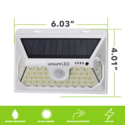 LED Wall Solar Light Outdoor 46 Security Lighting Nightlight With Motion Sensor Detector 15 LED Wall Solar Light Outdoor 46 Security Lighting Nightlight With Motion Sensor Detector -Auto Parts Shop leisure led led wall solar light outdoor 46 security lighting nightlight with motion sensor detector 35045.1642095479