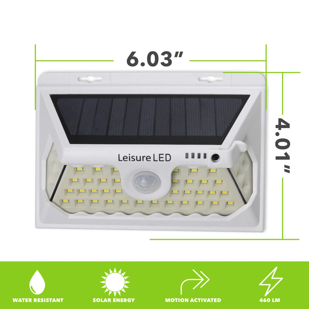 LED Wall Solar Light Outdoor 46 Security Lighting Nightlight With Motion Sensor Detector 4 LED Wall Solar Light Outdoor 46 Security Lighting Nightlight With Motion Sensor Detector - Image 4