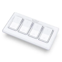 Leisure LED Modern Quadruple SPST On-Off Switch With Bezel, 12-Volt, For RV, Trailer, Camper, With Label Sticker -Auto Parts Shop leisure led modern quadruple spst on off switch with bezel 12 volt for rv trailer camper with label sticker 45002.1687456468