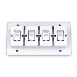 Leisure LED Modern Quadruple SPST On-Off Switch With Bezel, 12-Volt, For RV, Trailer, Camper, With Label Sticker -Auto Parts Shop leisure led modern quadruple spst on off switch with bezel 12 volt for rv trailer camper with label sticker 51066.1687501620