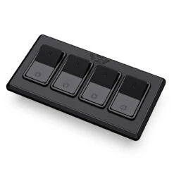 Leisure LED Modern Quadruple SPST On-Off Switch With Bezel, 12-Volt, For RV, Trailer, Camper, With Label Sticker -Auto Parts Shop leisure led modern quadruple spst on off switch with bezel 12 volt for rv trailer camper with label sticker 94891.1687501618