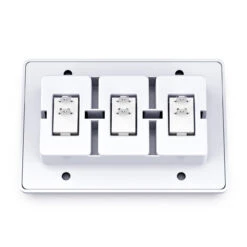 Leisure LED Modern Triple SPST On-Off Switch With Bezel, 12-Volt, For RV, Trailer, Camper, With Label Sticker -Auto Parts Shop leisure led modern triple spst on off switch with bezel 12 volt for rv trailer camper with label sticker 14828.1687501610