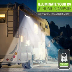 Leisure LED RV Curved Exterior Aluminum Porch Utility Light - 12v 2500 Lumen Curved Lighting Fixture. Replacement Lighting For RVs, Trailers, Campers, 5th Wheels -Auto Parts Shop leisure led rv curved exterior aluminum porch utility light 12v 2500 lumen curved lighting fixture replacement lighting for rvs trailers campers 5th wheels 30878.1660341966