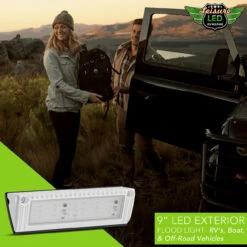 Leisure LED RV Exterior Porch Utility Light - 12v 1450 Lumen 9" Lighting Fixture. Replacement Lighting For RVs, Trailers, Campers, 5th Wheels -Auto Parts Shop leisure led rv exterior porch utility light 12v 1450 lumen 9 lighting fixture replacement lighting for rvs trailers campers 5th wheels 10114.1660342069