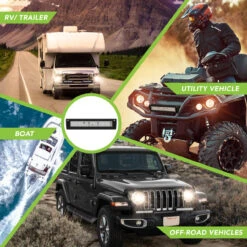 Leisure LED RV Exterior Porch Utility Light - 12v 2250 Lumen 12.9" Lighting Fixture. Replacement Lighting For RVs, Trailers, Campers, 5th Wheels -Auto Parts Shop leisure led rv exterior porch utility light 12v 2250 lumen 12.9 lighting fixture replacement lighting for rvs trailers campers 5th wheels 35890.1660342079