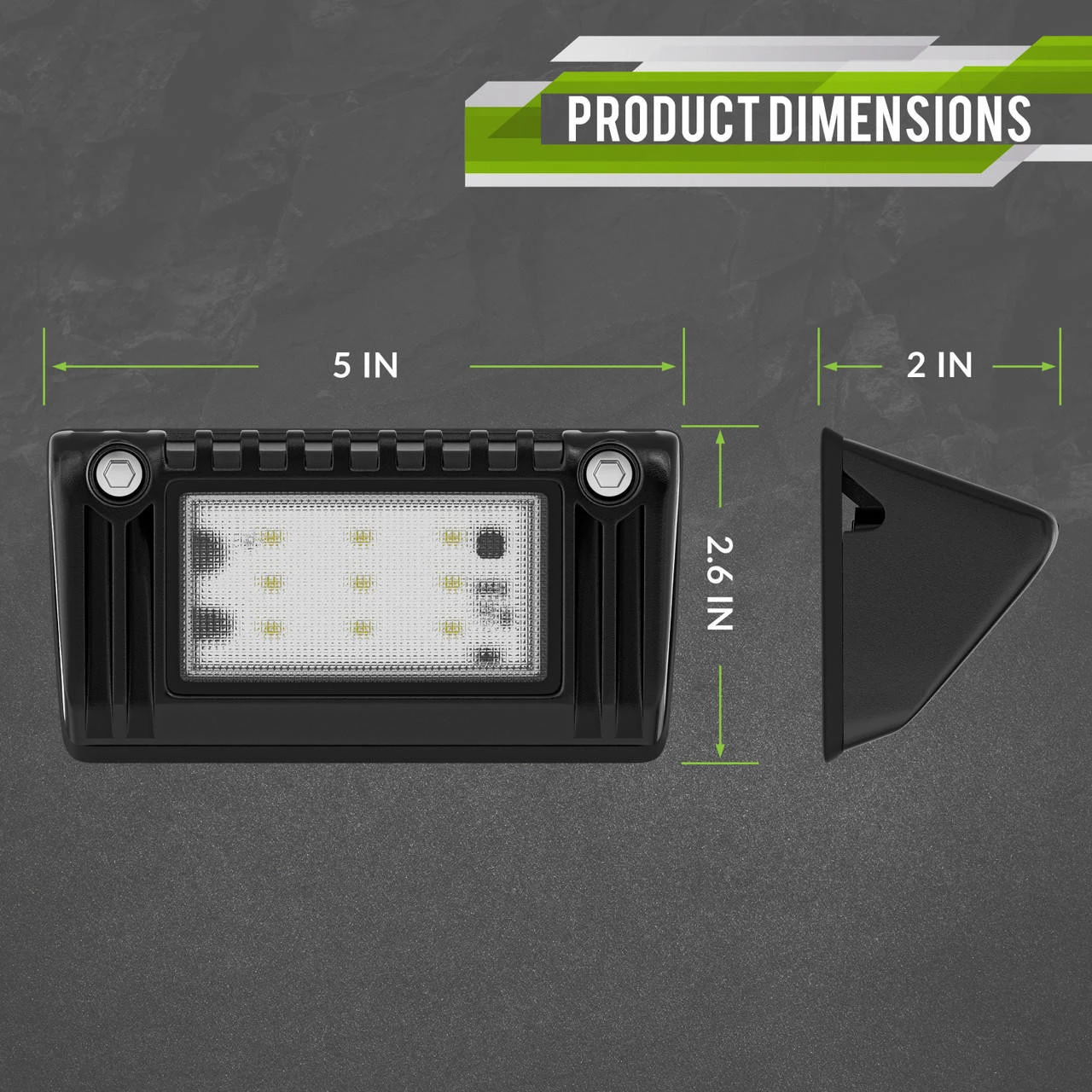 Leisure LED RV Exterior Porch Utility Light - 12v 720 Lumen 5" Lighting Fixture. Replacement Lighting For RVs, Trailers, Campers, 5th Wheels 2 Leisure LED RV Exterior Porch Utility Light - 12v 720 Lumen 5" Lighting Fixture. Replacement Lighting For RVs, Trailers, Campers, 5th Wheels - Image 2
