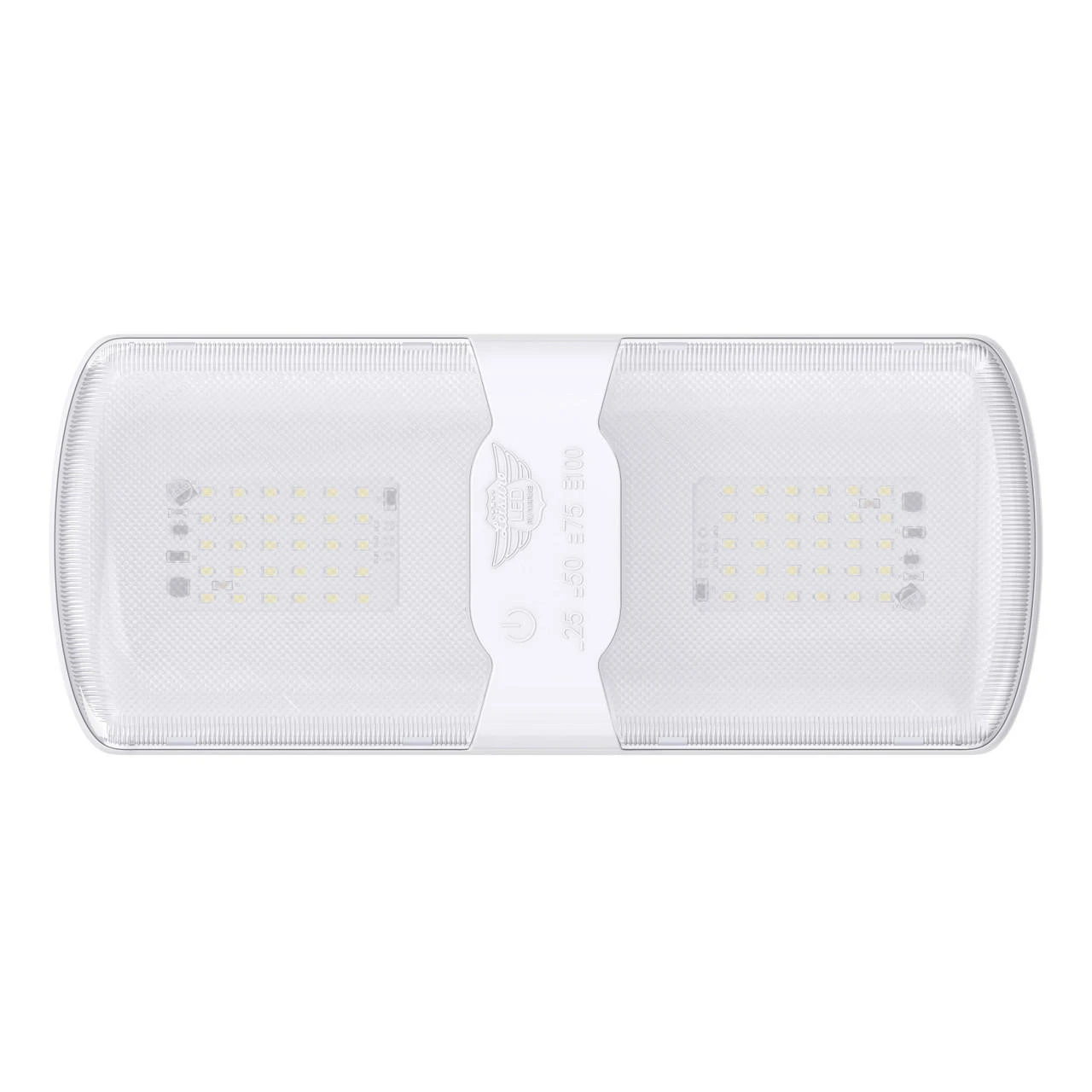 Leisure LED RV LED Ceiling Double Dome Interior Light Fixture Touch To Dim Switch Natural White 4000-4500K 60-2835SMD 7 Leisure LED RV LED Ceiling Double Dome Interior Light Fixture Touch To Dim Switch Natural White 4000-4500K 60-2835SMD - Image 7