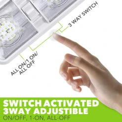 Leisure LED RV LED Ceiling Double Dome Interior Light Fixture With ON/Off Switch Cool White 6000-6500K 48-2835SMD 14 Leisure LED RV LED Ceiling Double Dome Interior Light Fixture With ON/Off Switch Cool White 6000-6500K 48-2835SMD -Auto Parts Shop leisure led rv led ceiling double dome interior light fixture with onoff switch cool white 6000 6500k 48 2835smd 13944.1672450856