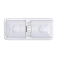 Leisure LED RV LED Ceiling Double Dome Interior Light Fixture With ON/Off Switch Frosted Lens Natural White 4000-4500K 48-2835SMD -Auto Parts Shop leisure led rv led ceiling double dome interior light fixture with onoff switch frosted lens natural white 4000 4500k 48 2835smd 38270.1672364349