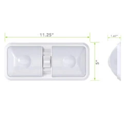 Auto Parts Shop -Auto Parts Shop leisure led rv led ceiling double dome interior light fixture with onoff switch frosted lens natural white 4000 4500k 48 2835smd 43542.1672364482
