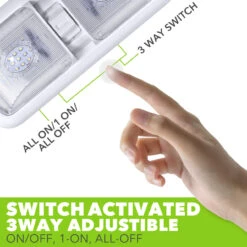 Leisure LED RV LED Ceiling Double Dome Light Fixture With ON/OFF Switch Interior Lighting For Car/RV/Trailer/Camper/Boat DC 12V 750LM Natural White 4000-4500K -Auto Parts Shop leisure led rv led ceiling double dome light fixture with onoff switch interior lighting for carrvtrailercamperboat dc 12v 750lm natural white 4000 4500k 56582.1687328575