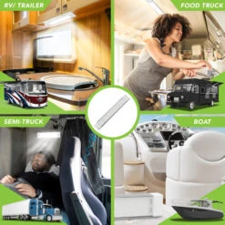 Leisure LED RV LED Ceiling Light Fixture With ON/Off Switch 5000K Natural White 12V/24V DC, LED Interior Light Fixture/Van Cargo Area Light For RV & Utility -Auto Parts Shop leisure led rv led ceiling light fixture with onoff switch 5000k natural white 12v24v dc led interior light fixturevan cargo area light for rv and utility 68570.1658439234