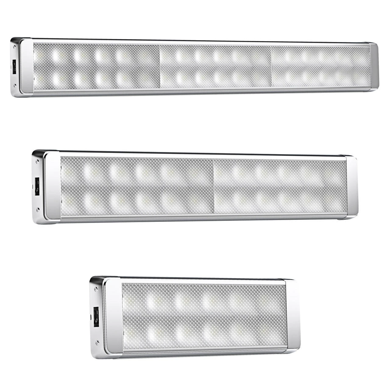 Leisure LED RV LED Chrome Ceiling Light Fixture With ON/Off Switch 4500K Natural White 12V/24V DC High Lumen LED Interior Light Fixture/Van Cargo Area Light For RV & Utility 1 Leisure LED RV LED Chrome Ceiling Light Fixture With ON/Off Switch 4500K Natural White 12V/24V DC High Lumen LED Interior Light Fixture/Van Cargo Area Light For RV & Utility