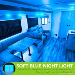 Leisure LED Single LED Acrylic Fixture Dimmable Multi-Color Light With Soft Blue Night Light -Auto Parts Shop leisure led single led acrylic fixture dimmable multi color light with soft blue night light 18472.1699007651